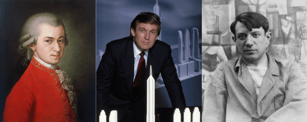 Mozart, Picasso — and Trump?
