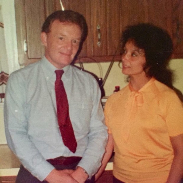 Ted and Lucy Flowers, Christine's parents. Lucy was a widow at age 43 and never wanted to remarry. (COURTESY OF CHRISTINE FLOWERS)