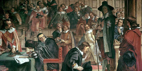 Attempted Arrest of the Five Members by Charles West Cope