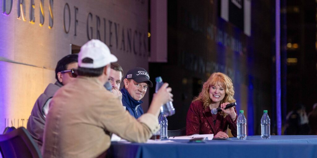 Garrity visits Philadelphia for AFP event