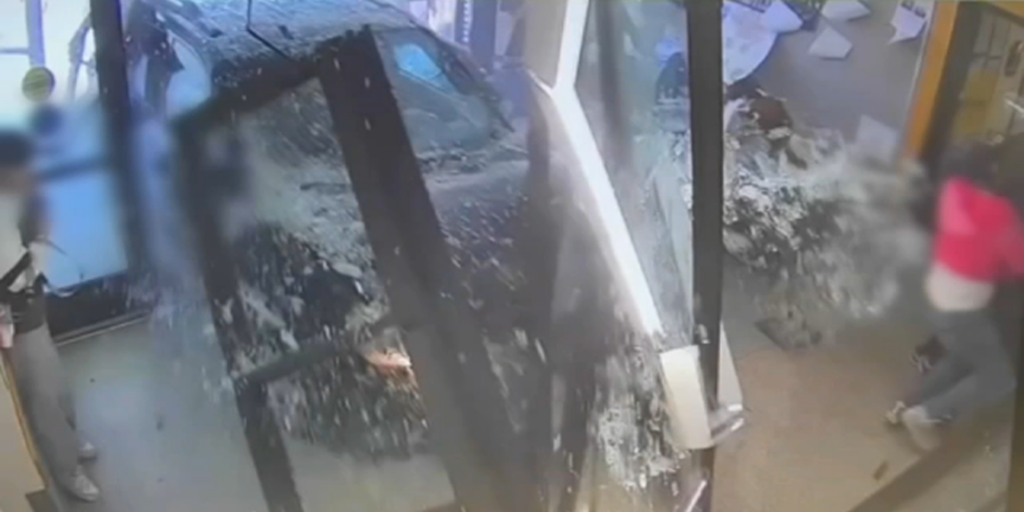 Paul Davis: Man crashes vehicle into police station